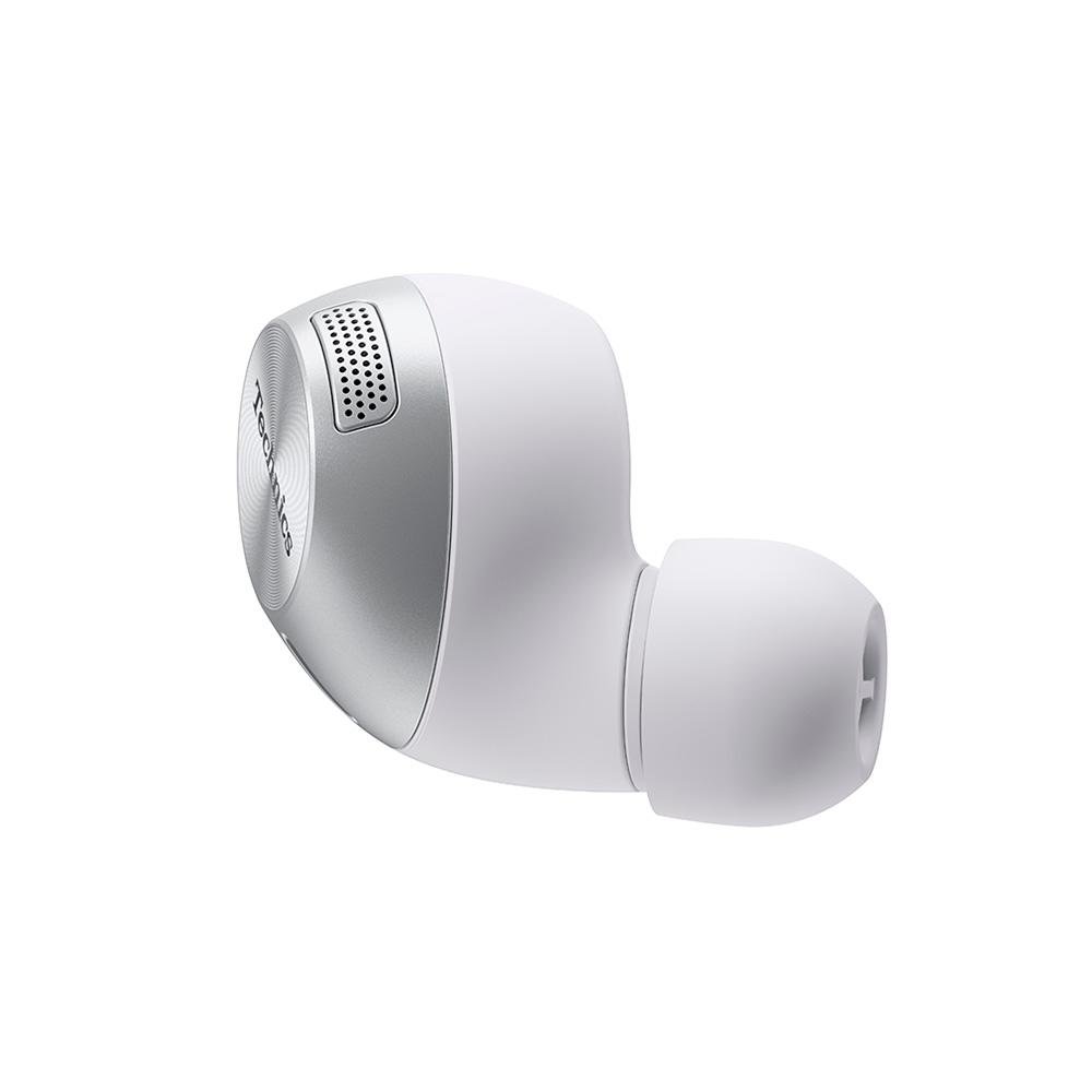 Fone De Ouvido Technics EAH-AZ40, Bluetooth, Cancelamento de Ruído, Wireless, Até 32 Horas de Bateria, Prata - EAH-AZ40P-S Fone De Ouvido Technics EAH-AZ40, Bluetooth, Cancelamento de Ruído, Wireless, Até 32 Horas de Bateria, Prata - EAH-AZ40P-S