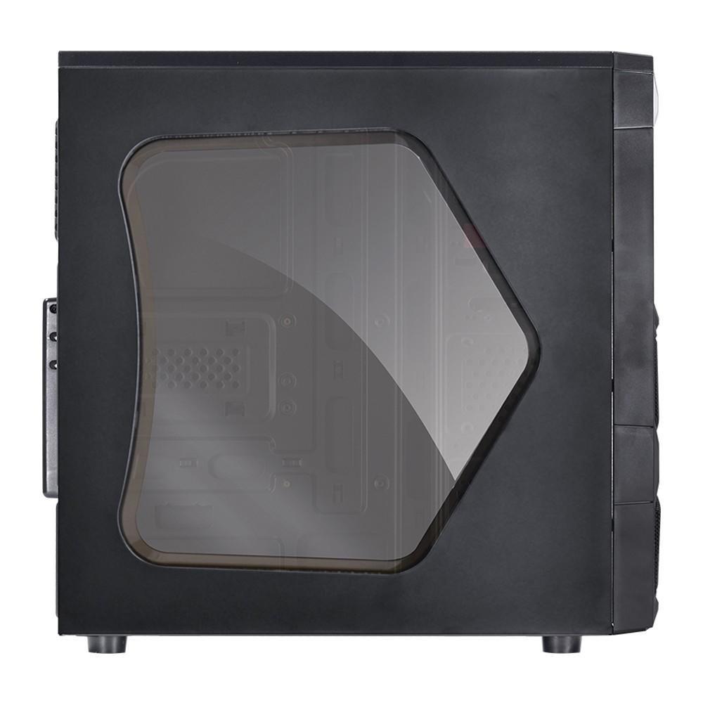 Gabinete PcYes Mid Tower Fox Vermelho sem Fonte 22600 Gabinete PcYes Mid Tower Fox Vermelho sem Fonte 22600
