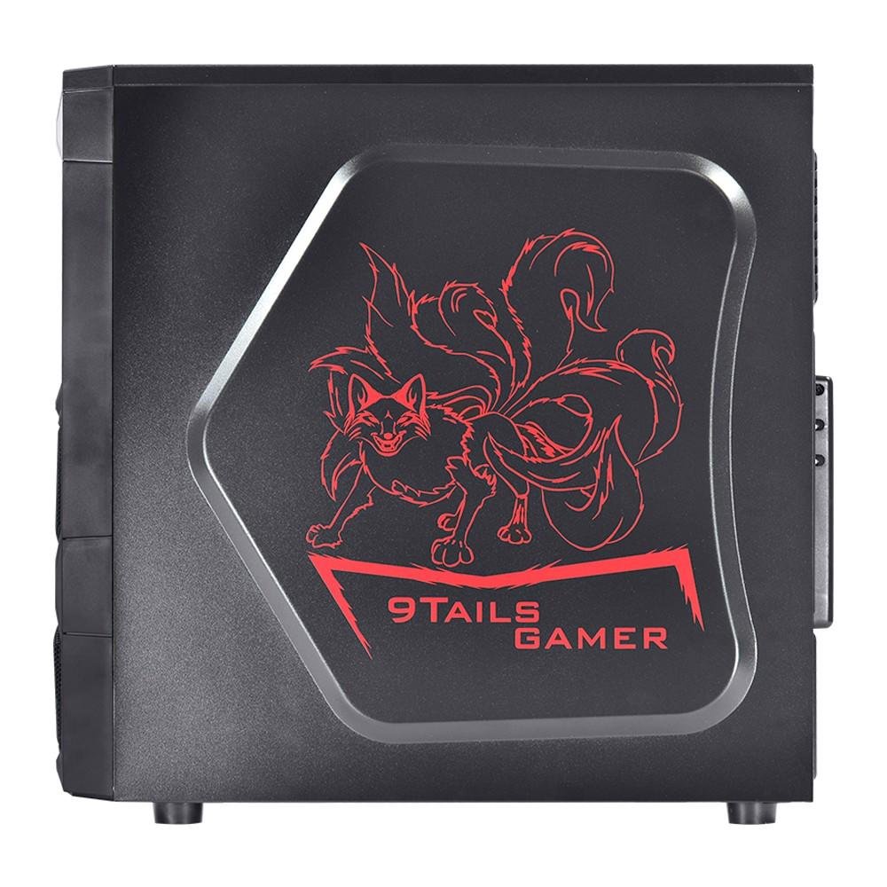 Gabinete PcYes Mid Tower Fox Vermelho sem Fonte 22600 Gabinete PcYes Mid Tower Fox Vermelho sem Fonte 22600