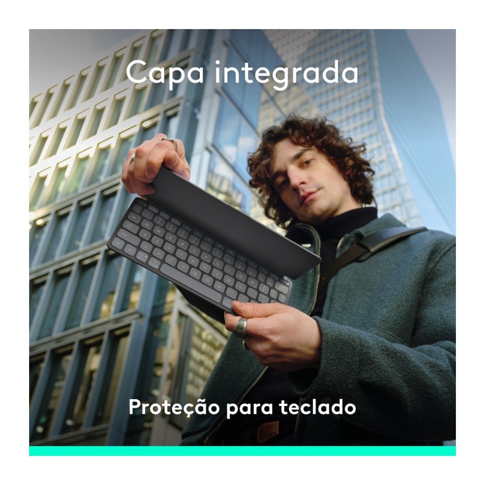 Teclado Logitech Keys-To-Go 2 | KaBuM!