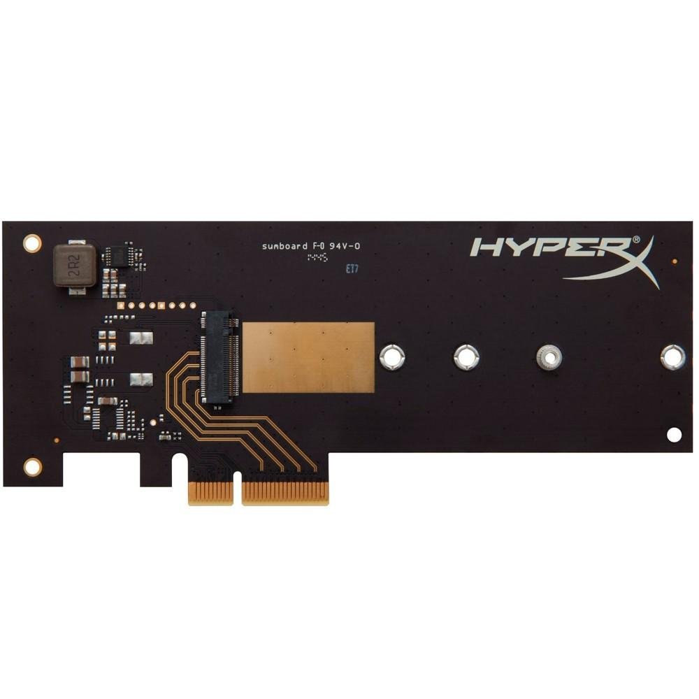 SSD Kingston HyperX Predator 480GB PCI-Express 2.0 x 4 c/ adaptador HHHL Leituras: 1400MB/s e Gravações: 1000MB/s - SHPM2280P2H/480G SSD Kingston HyperX Predator 480GB PCI-Express 2.0 x 4 c/ adaptador HHHL Leituras: 1400MB/s e Gravações: 1000MB/s - SHPM2280P2H/480G