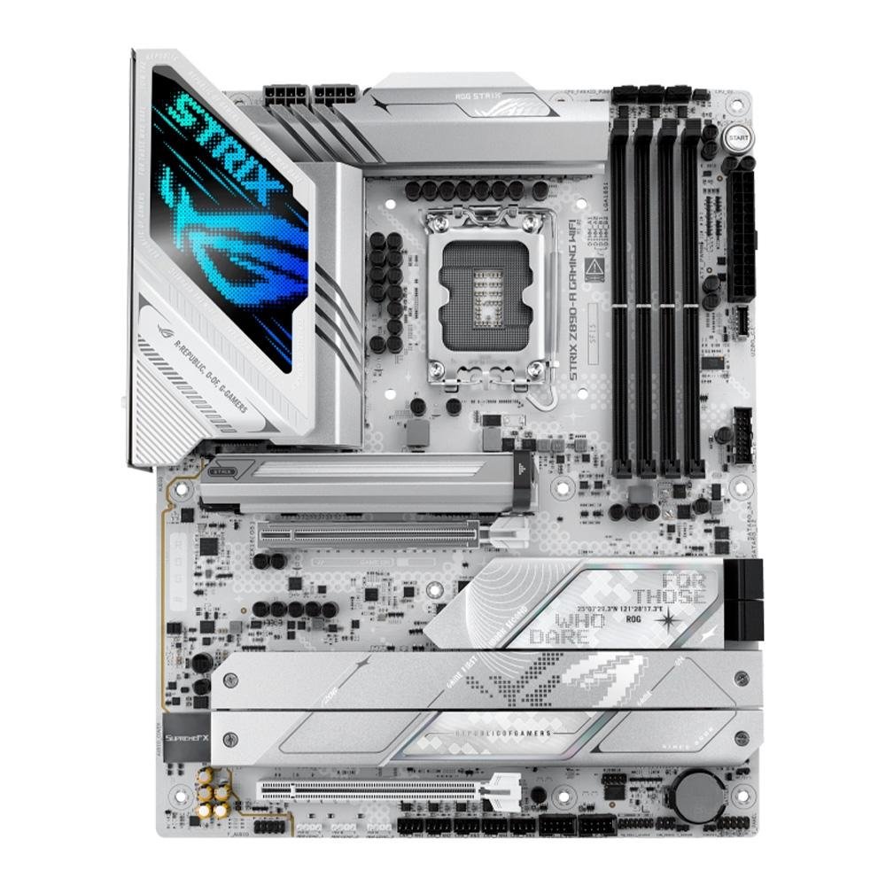 Placa-Mãe ASUS ROG Strix Z890-A Gaming, Intel, ATX, DDR5, WiFi, Branco - 90MB1I90-M0EAY0