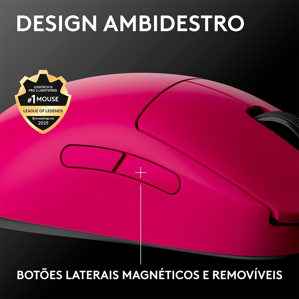 Mouse Sem Fio Logitech G PRO 2 LIGHTSPEED | KaBuM!