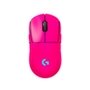Mouse Gamer Sem Fio Logitech G PRO 2 com Lightspeed, RGB Lightsync, Ambidestro, 4 Botões Programáveis, DPI de 32K, Rosa Magenta - 910-007308
