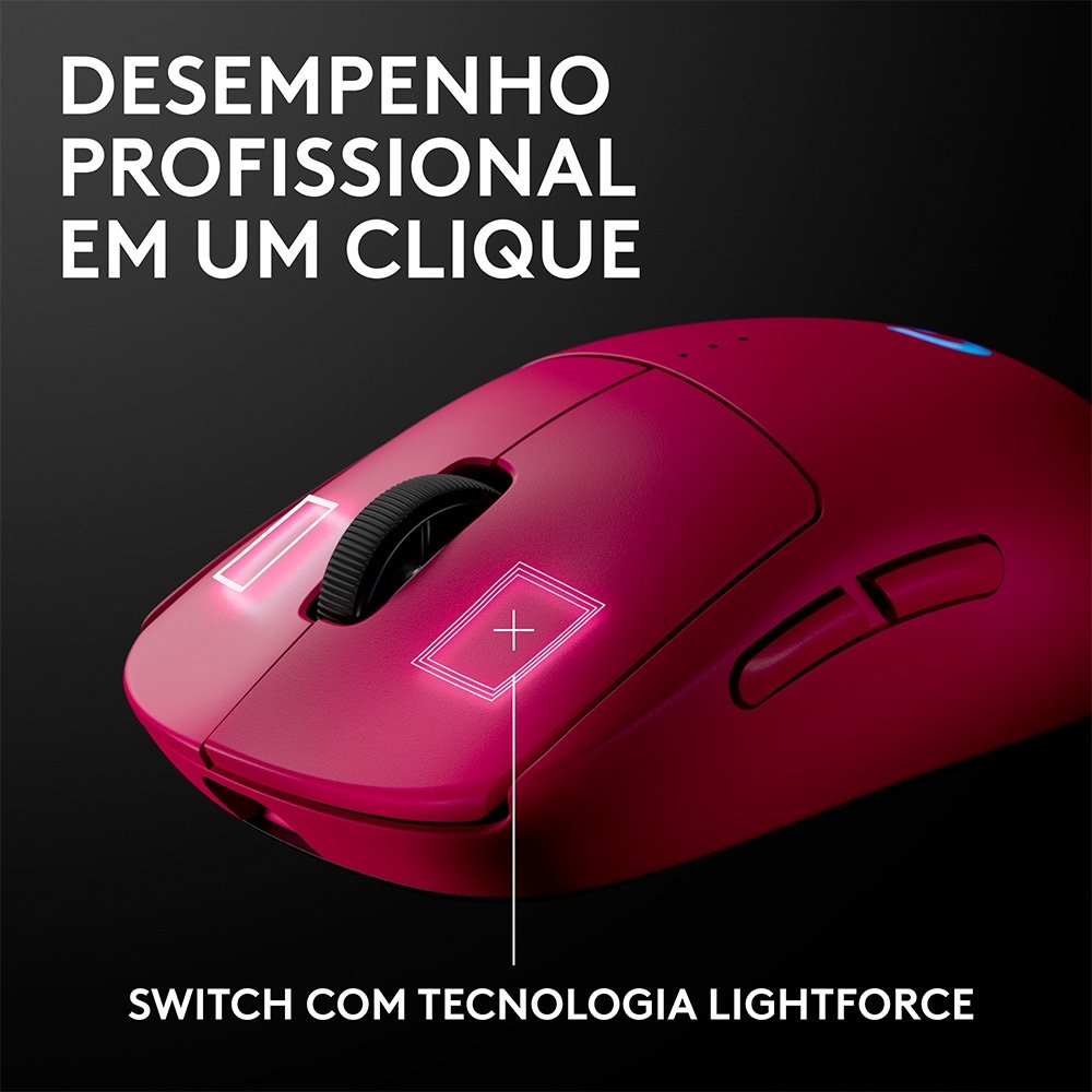 Mouse Sem Fio Logitech G PRO 2 LIGHTSPEED | KaBuM!