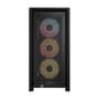 Gabinete Gamer Corsair 4000D RS ARGB, Mid Tower, Lateral em Vidro, com 3x Fans RS ARGB, Preto - CC-9011296-WW
