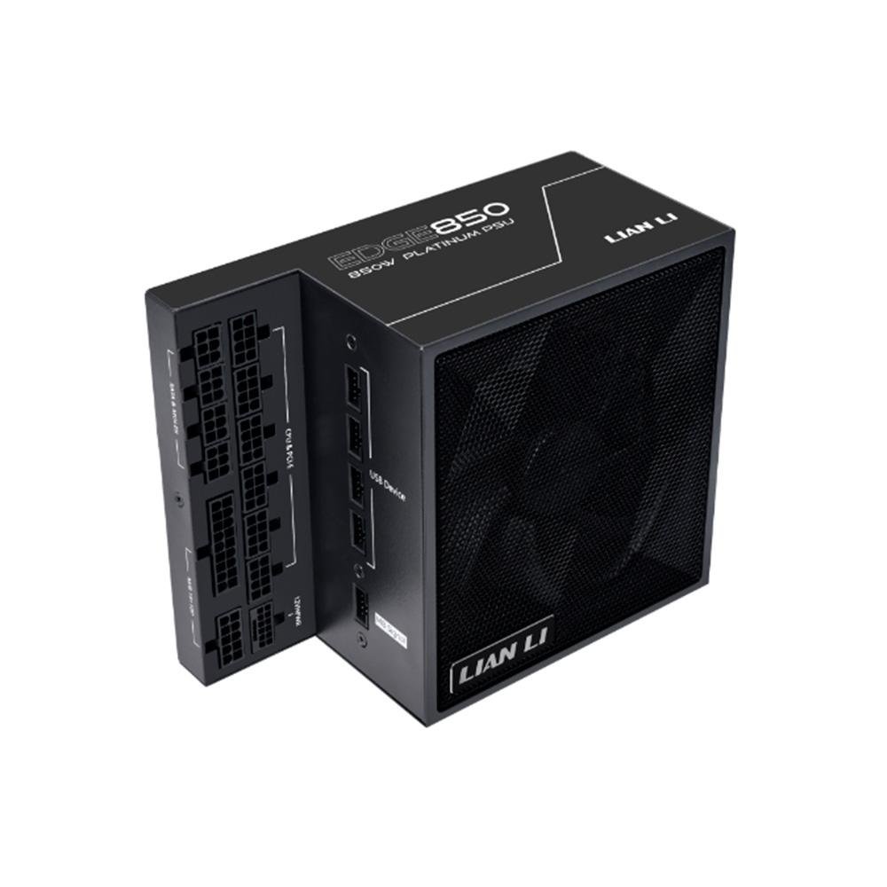 Fonte Gamer LIAN LI Edge850, 850W, 80 Plus Platinum, Preto - EG0850 BLACK EU