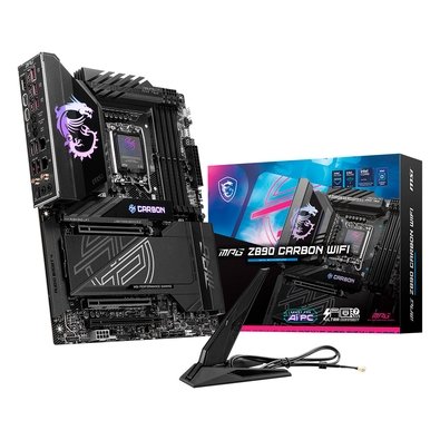 Placa-Mãe MSI MPG Z890 Carbon, Intel, DDR5, ATX, Wi-Fi 7 e Bluetooth 5.4, Preto - 911-7E17-001