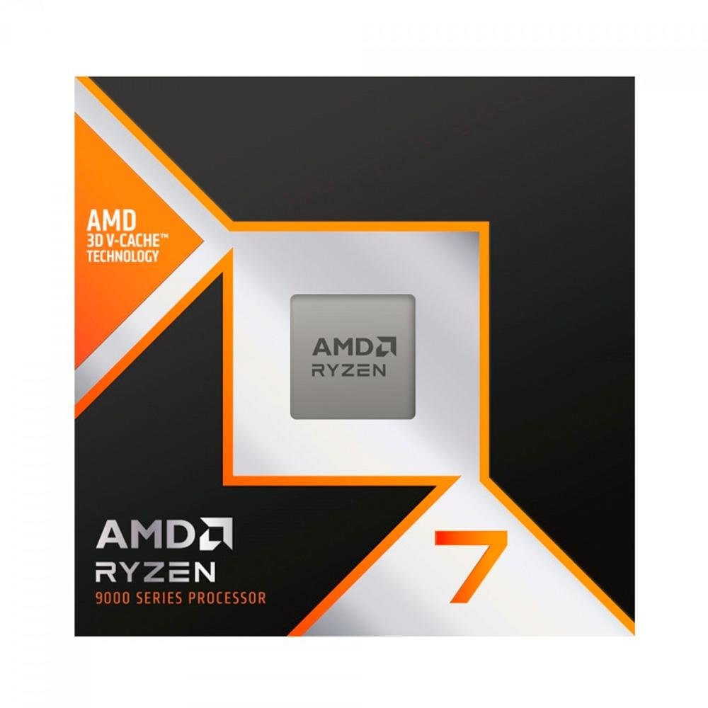 Processador AMD Ryzen 7 9800X3D, Cache 8MB, 8 Núcleos, 16 Threads, AM5 - 100-100001084WOF