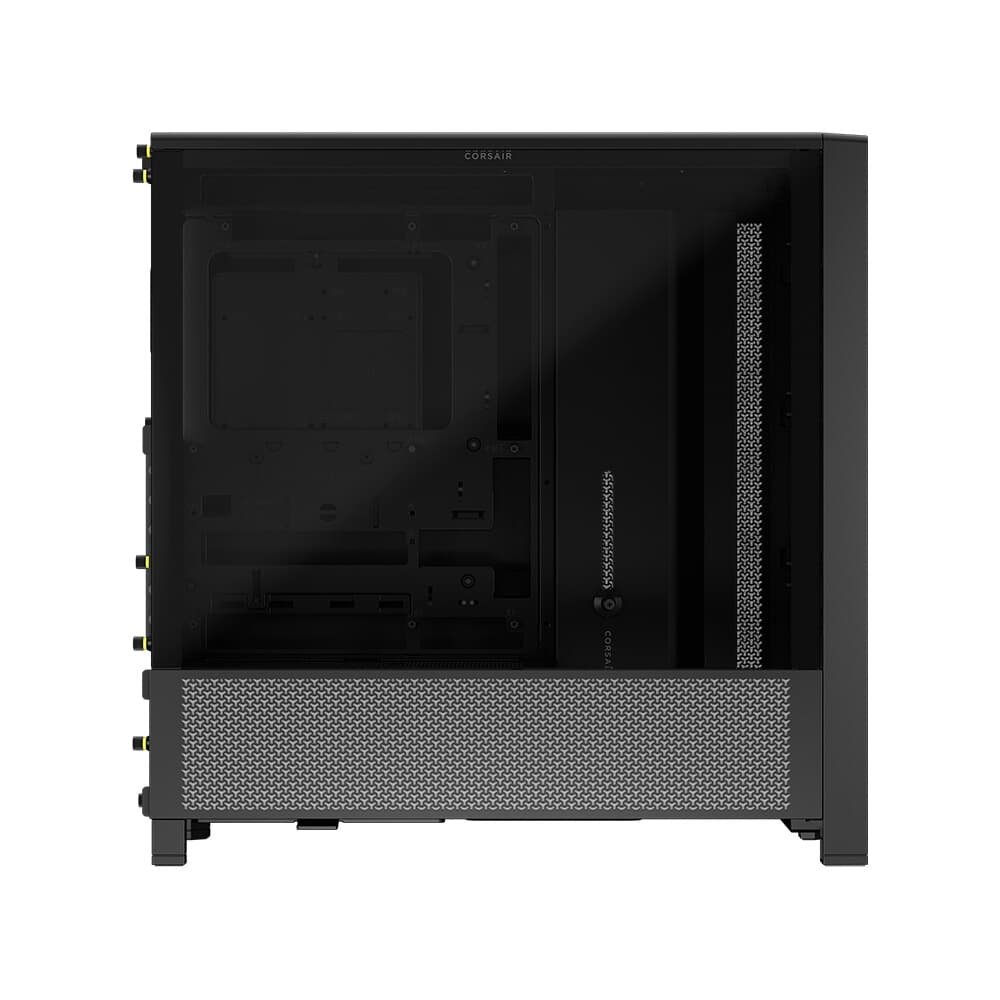 Gabinete Corsair Frame 4000D RS, Mid Tower, ATX, Leteral em Vidro, Modular High, Airflow, Sem FANs, Preto - CC-9011312-WW