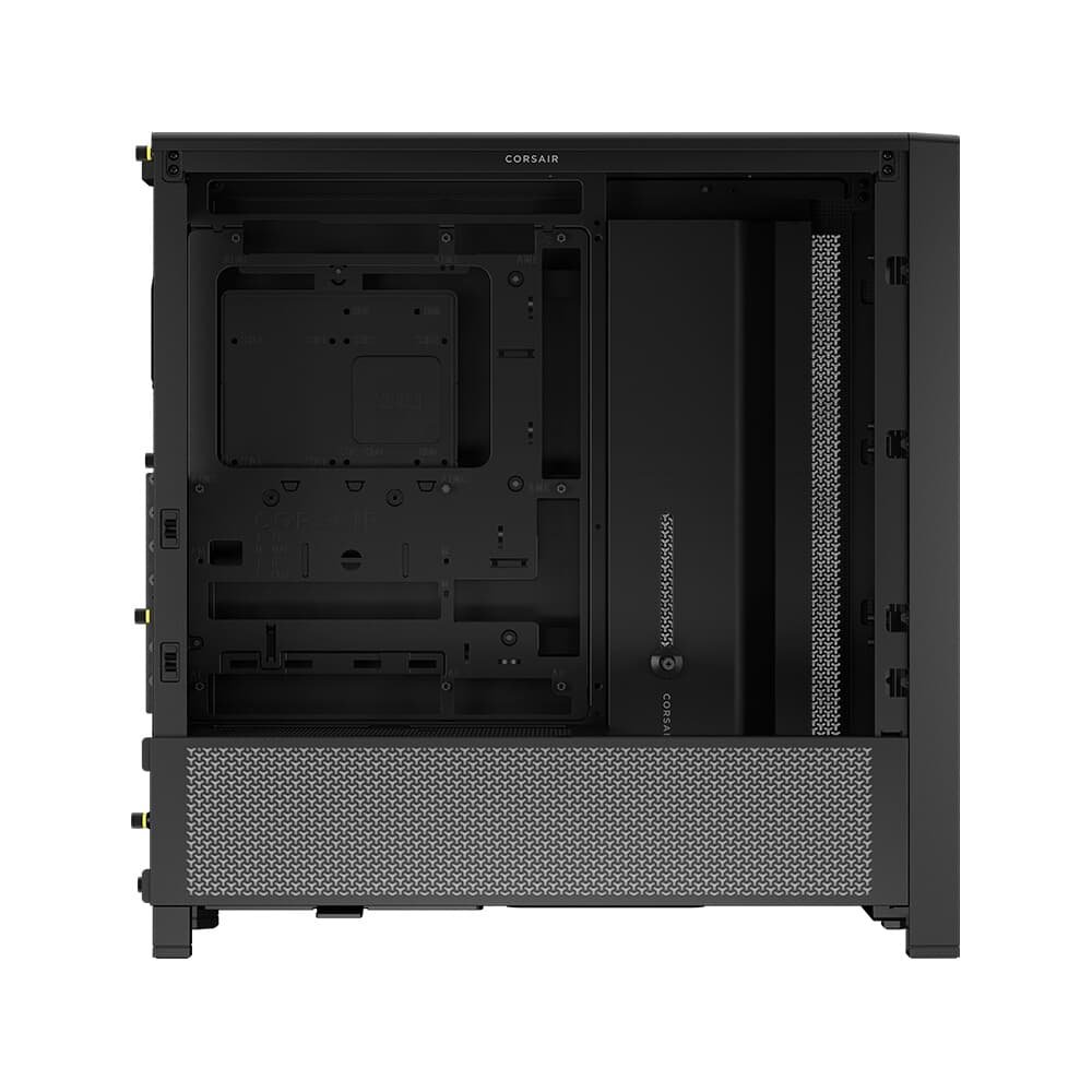 Gabinete Corsair Frame 4000D RS, Mid Tower, ATX, Leteral em Vidro, Modular High, Airflow, Sem FANs, Preto - CC-9011312-WW
