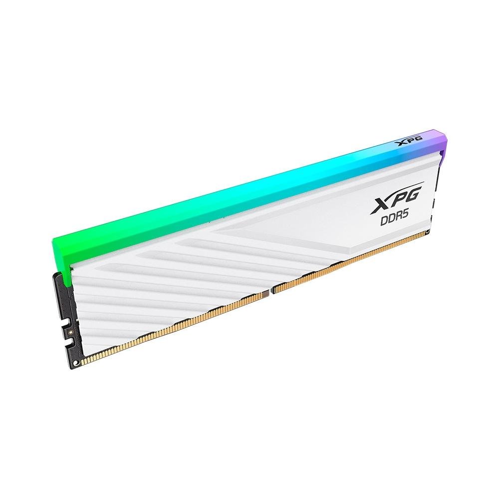 Memória RAM XPG Lancer Blade, 16GB, RGB, DDR5, 6000MHz, Single Tray, CL48, Branco - AX5U6000C4816G-SLABRWH