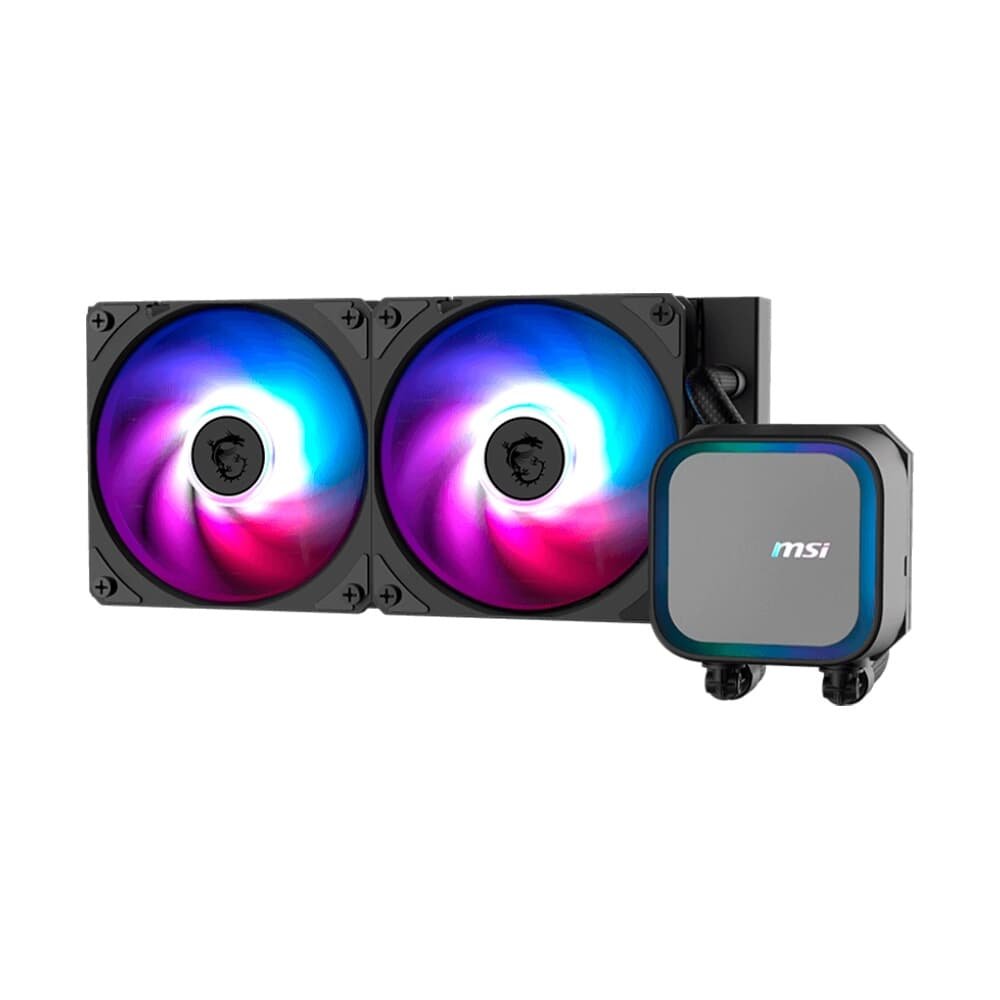 Water Cooler MSI MAG Coreliquid A13, ARGB, 240mm, Intel e AMD, Preto - MAG CORELIQUID A13 240 Water Cooler MSI MAG Coreliquid A13, ARGB, 240mm, Intel e AMD, Preto - MAG CORELIQUID A13 240