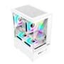 Gabinete Gamer Hyrax HGB310, Mini Tower, M-ATX, Frontal e Lateral em Vidro Temperado, Sem FANs, Branco - HGB310W