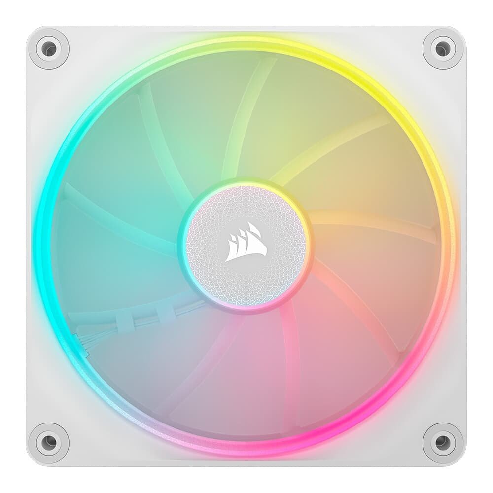 Kit com 2 Ventoinhas Corsair LX RGB Series, iCUE LINK LX140, 140mm, Branco - CO-9051032-WW