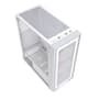 Gabinete Gamer Bluecase BG-050 X-frame SE, Mid Tower, 3x Fan ARGB, Lateral em Vidro, Branco e Cinza - BG-050SEWGBX