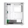 Gabinete Gamer Bluecase BG-050 X-frame SE, Mid Tower, 3x Fan ARGB, Lateral em Vidro, Branco e Cinza - BG-050SEWGBX