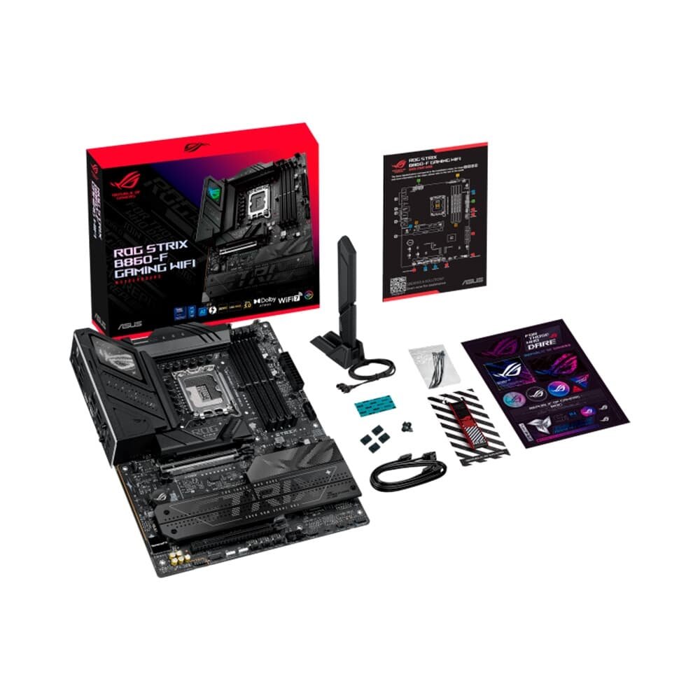 asus ROG STRIX B860-F GAMING WIFI マザーボード Placa-Mãe Asus ROG Strix B860-F | KaBuM!