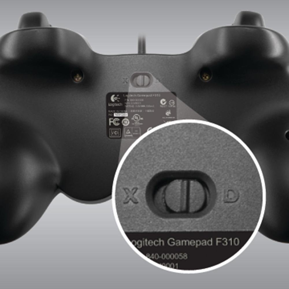 Controle de Jogos com fio Logitech F310 para PC e TV - 940-000110 Controle de Jogos com fio Logitech F310 para PC e TV - 940-000110