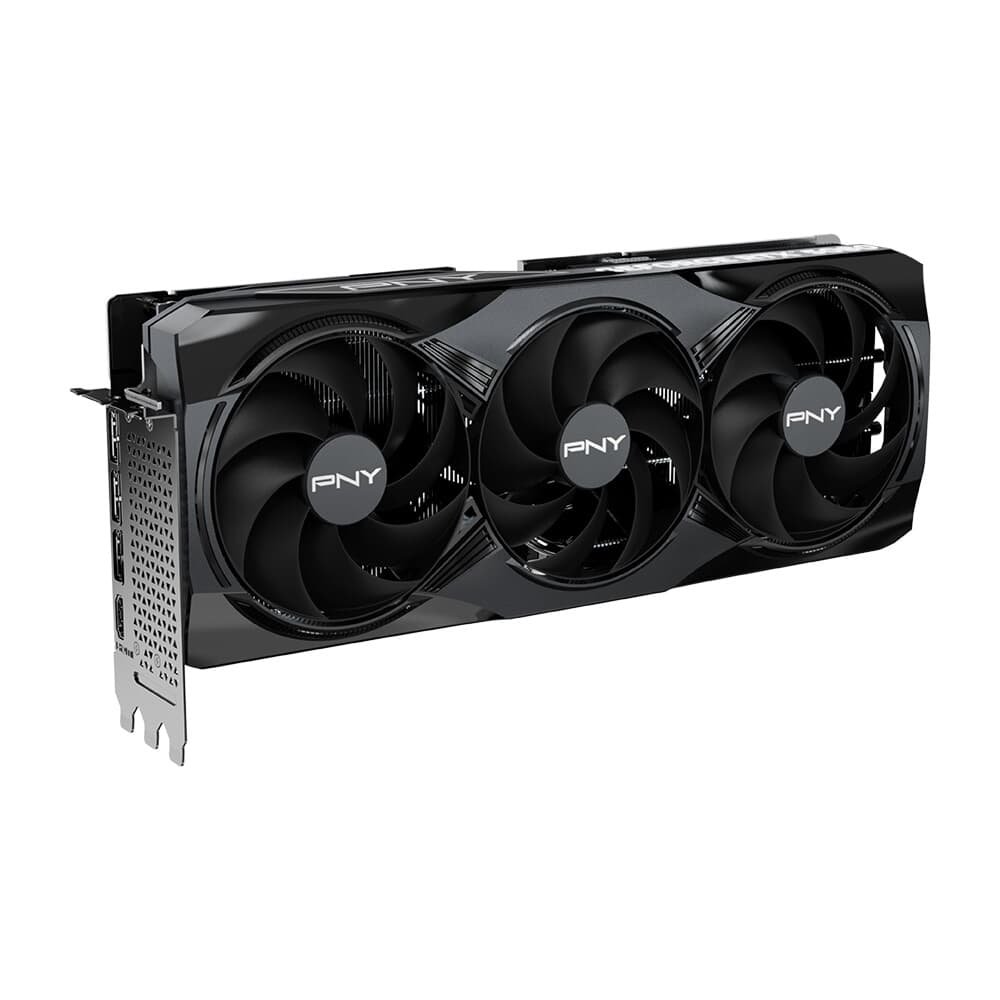 Placa de Vídeo PNY RTX 5080 NVIDIA GeForce, 16GB, ARGB, GDDR7, G-Sync, Ray Tracing, DLSS 4, HDR, Triple Fan - VCG508016TFXPB1 Placa de Vídeo PNY RTX 5080 NVIDIA GeForce, 16GB, ARGB, GDDR7, G-Sync, Ray Tracing, DLSS 4, HDR, Triple Fan - VCG508016TFXPB1