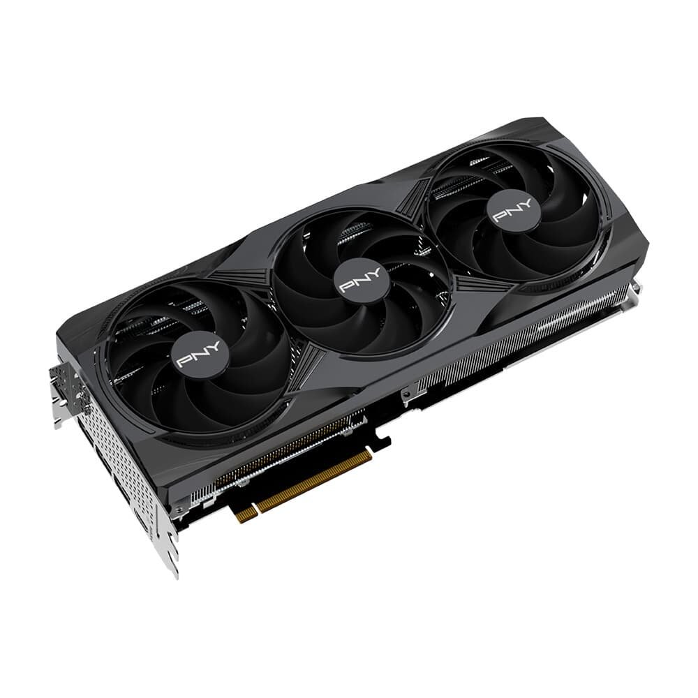 Placa de Vídeo PNY RTX 5080 NVIDIA GeForce, 16GB, ARGB, GDDR7, G-Sync, Ray Tracing, DLSS 4, HDR, Triple Fan - VCG508016TFXPB1 Placa de Vídeo PNY RTX 5080 NVIDIA GeForce, 16GB, ARGB, GDDR7, G-Sync, Ray Tracing, DLSS 4, HDR, Triple Fan - VCG508016TFXPB1