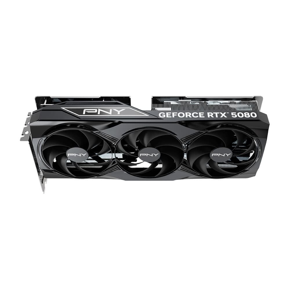 Placa de Vídeo PNY RTX 5080 NVIDIA GeForce, 16GB, ARGB, GDDR7, G-Sync, Ray Tracing, DLSS 4, HDR, Triple Fan - VCG508016TFXPB1 Placa de Vídeo PNY RTX 5080 NVIDIA GeForce, 16GB, ARGB, GDDR7, G-Sync, Ray Tracing, DLSS 4, HDR, Triple Fan - VCG508016TFXPB1