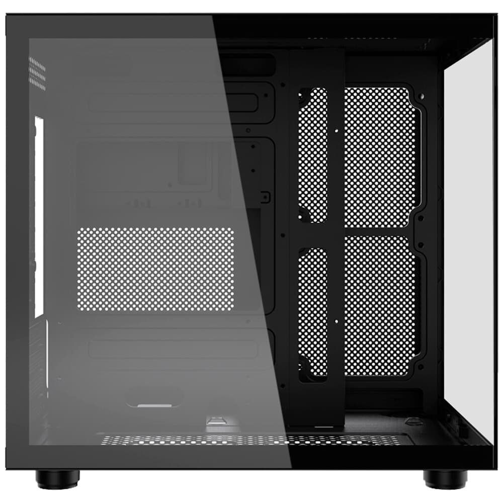 Gabinete Kalkan Midgard, Mid Tower, Lateral em Vidro, Micro-ATX, Preto - KLK00039