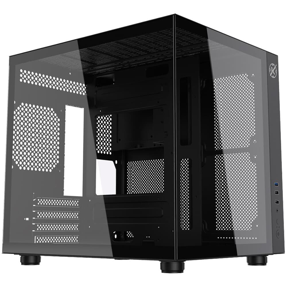 Gabinete Kalkan Midgard, Mid Tower, Lateral em Vidro, Micro-ATX, Preto - KLK00039
