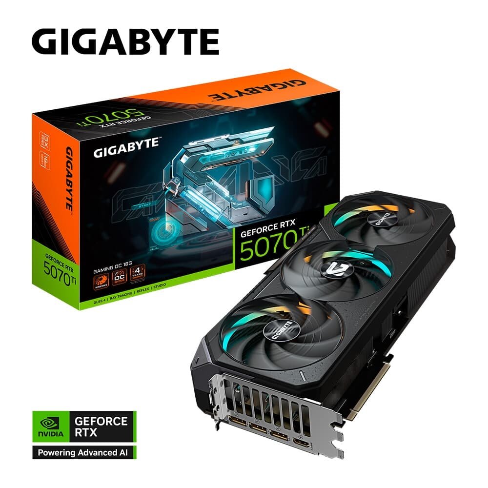 Placa de Vídeo RTX 5070 Ti Gigabyte | KaBuM!