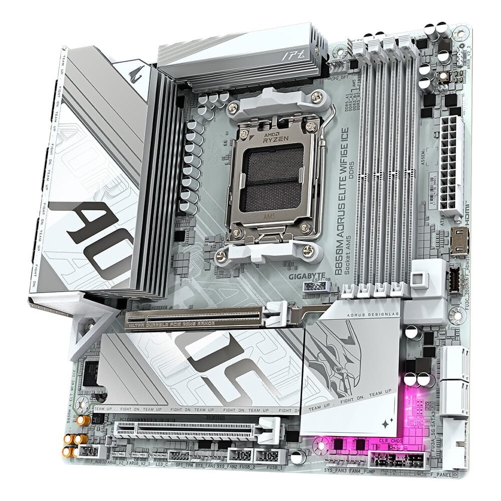 Placa-Mãe Gigabyte B850M AORUS ELITE | KaBuM!