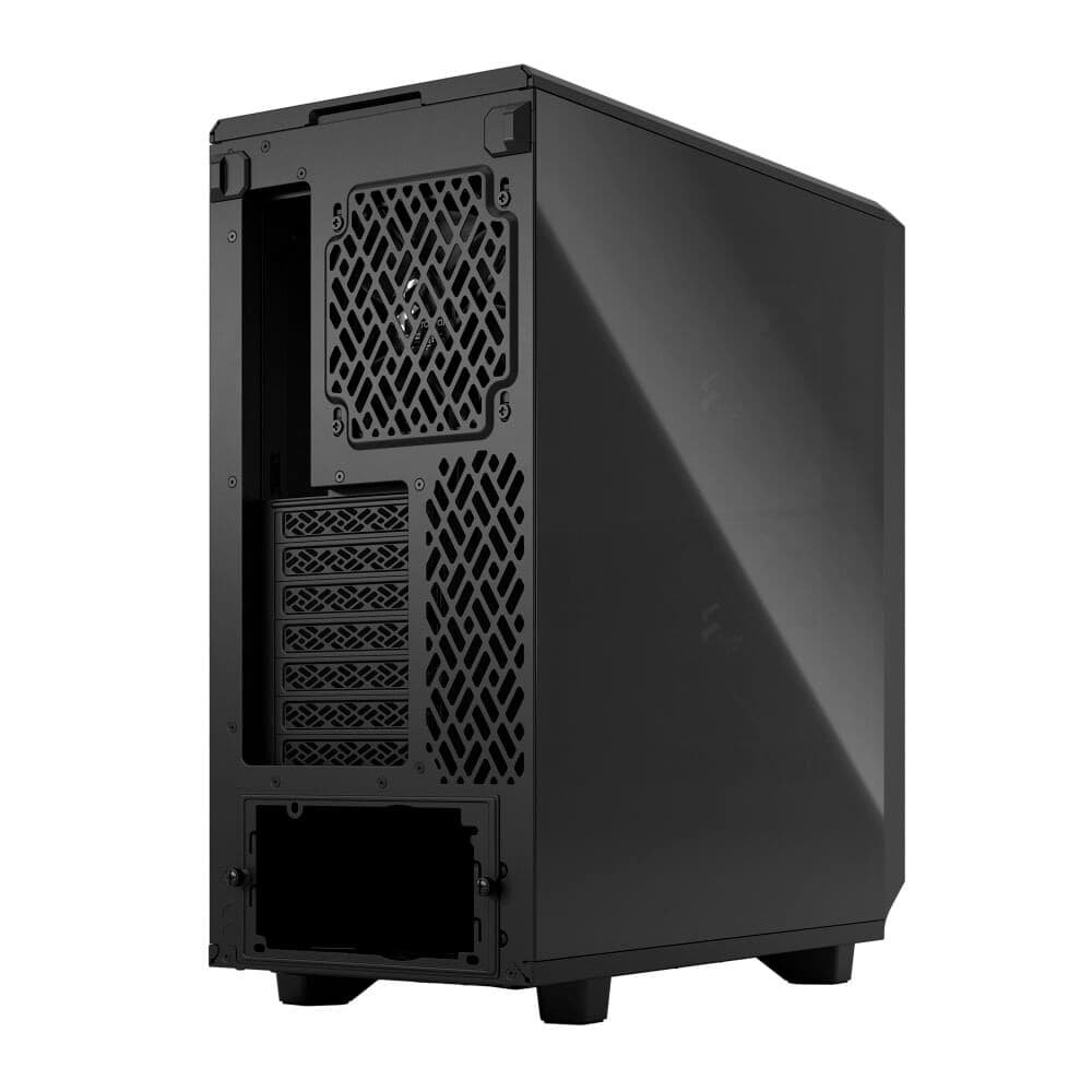Gabinete Gamer Fractal Design Meshify 2 Compact, Mid Tower, ATX, Lateral em Vidro, TG Dark Tint, Preto - FD-C-MES2C-02 Gabinete Gamer Fractal Design Meshify 2 Compact, Mid Tower, ATX, Lateral em Vidro, TG Dark Tint, Preto - FD-C-MES2C-02