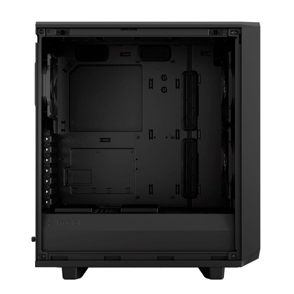 Gabinete Gamer Fractal Design Meshify 2 Compact, Mid Tower, ATX, Lateral em Vidro, TG Dark Tint, Preto - FD-C-MES2C-02 Gabinete Gamer Fractal Design Meshify 2 Compact, Mid Tower, ATX, Lateral em Vidro, TG Dark Tint, Preto - FD-C-MES2C-02