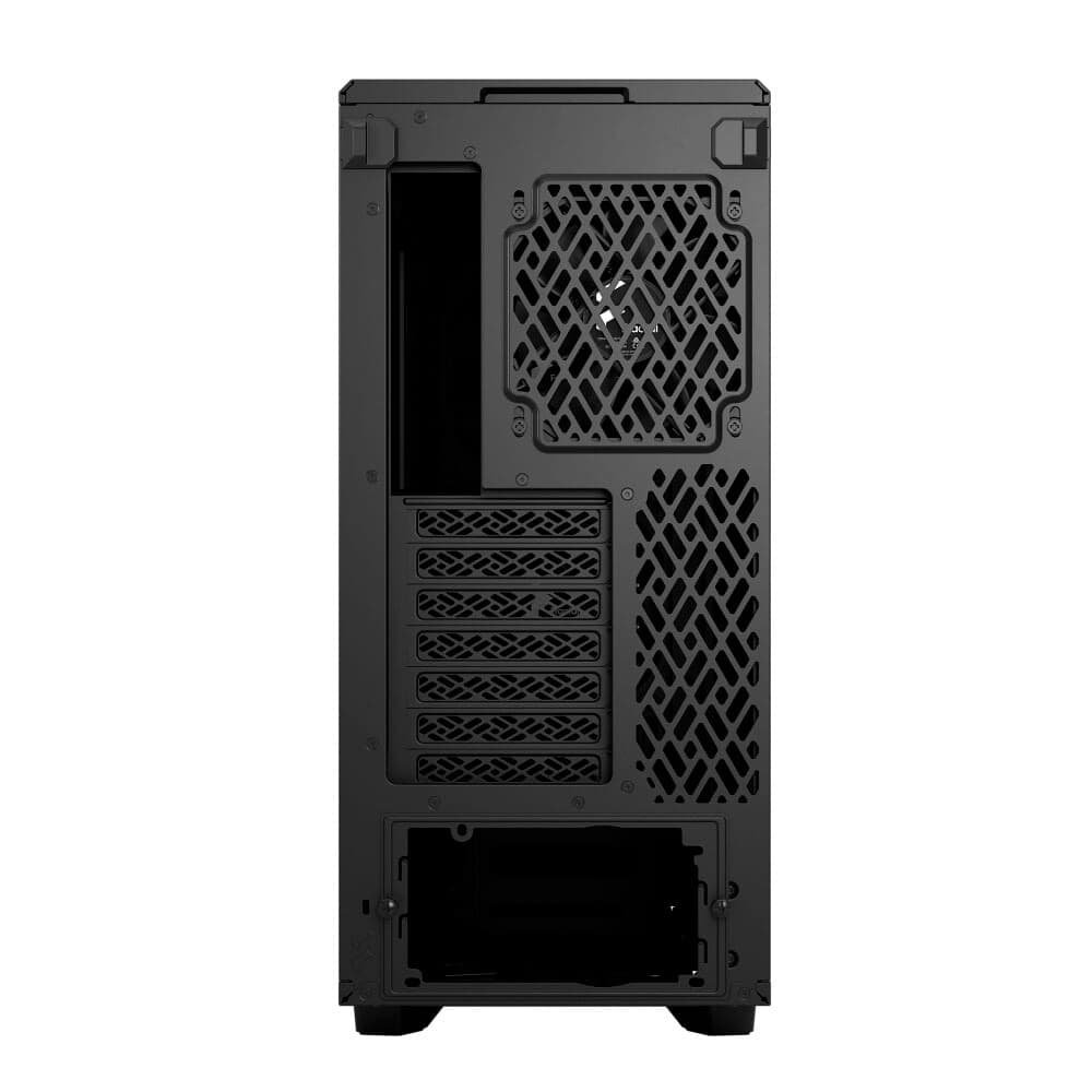 Gabinete Gamer Fractal Design Meshify 2 Compact, Mid Tower, ATX, Lateral em Vidro, TG Dark Tint, Preto - FD-C-MES2C-02 Gabinete Gamer Fractal Design Meshify 2 Compact, Mid Tower, ATX, Lateral em Vidro, TG Dark Tint, Preto - FD-C-MES2C-02