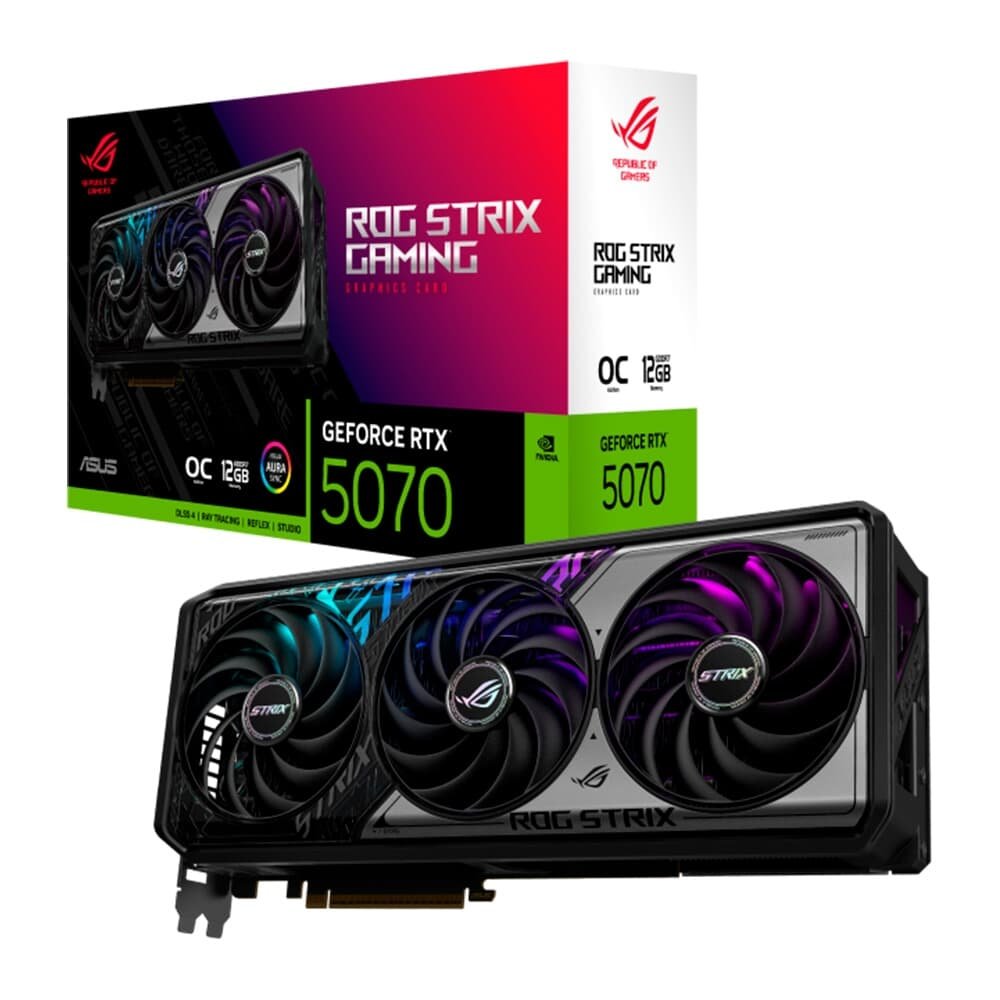 【未開封】ASUS GeForce RTX 5070 OC Placa de Vídeo ASUS PRIME RTX 5070 O12G | KaBuM!