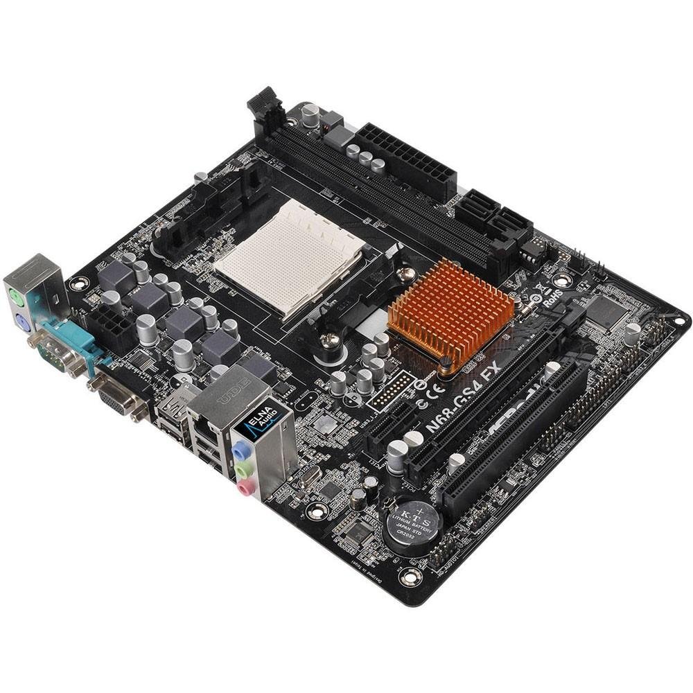 Placa-Mãe ASRock N68-GS4 FX R2.0, AMD AM3+, mATX, DDR3, Preto