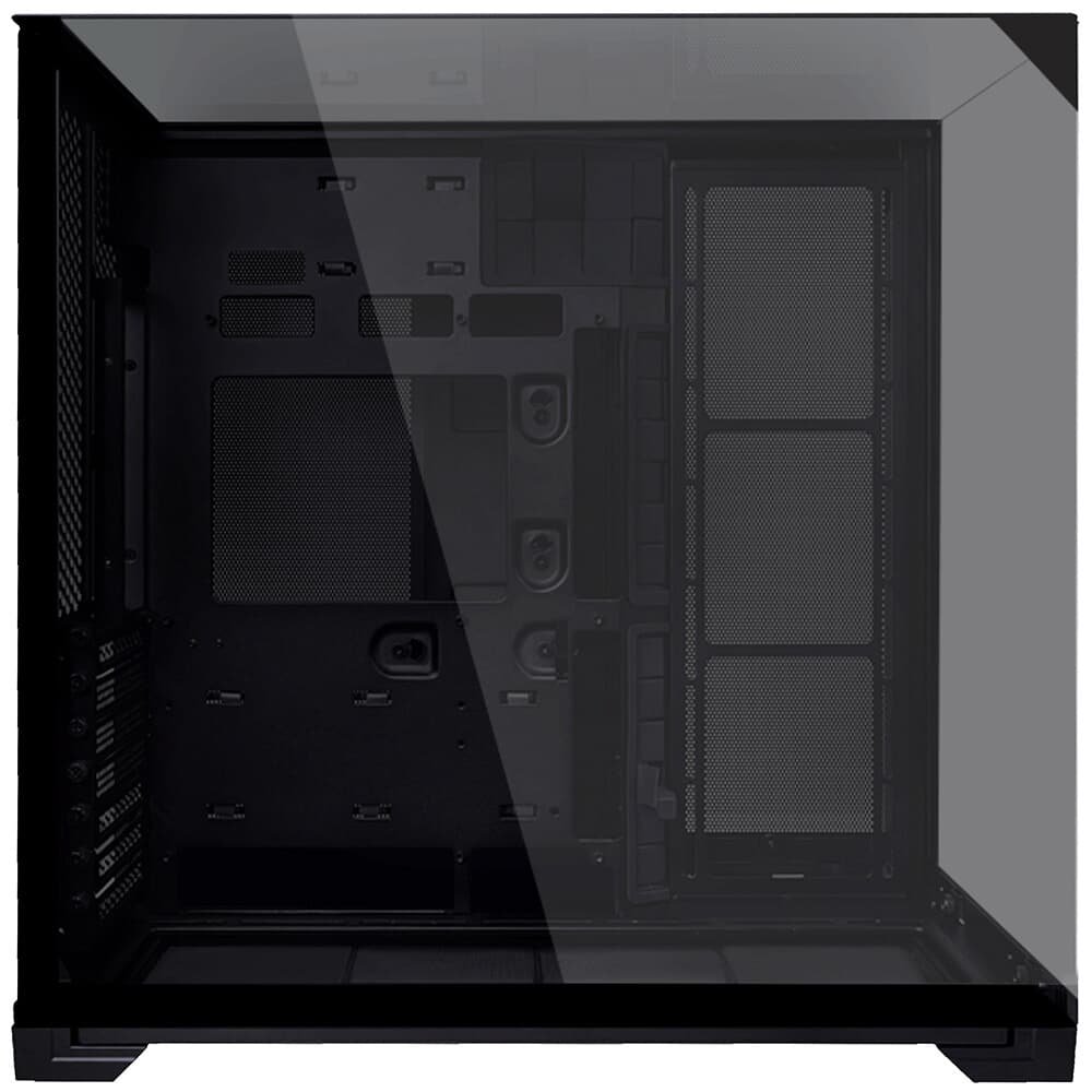 Gabinete Gamer Lian Li O11 Vision Compact, E-ATX, Lateral em Vidro Temperado, Sem FANs, Preto - O11VPX-M BLACK