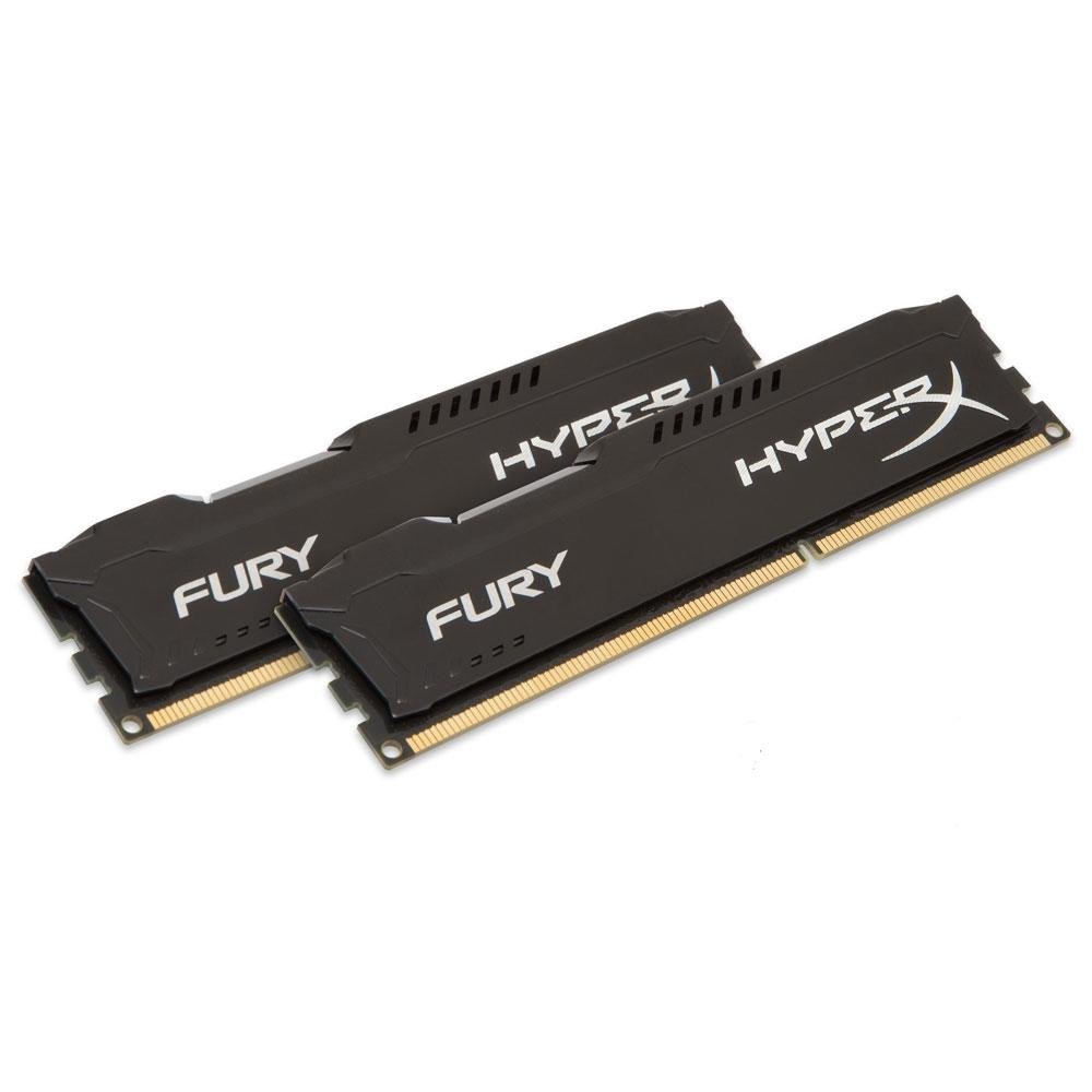 Memória HyperX Fury, 32GB (2x16GB), 2400MHz, DDR4, CL15, Preto - HX424C15FBK2/32 Memória HyperX Fury, 32GB (2x16GB), 2400MHz, DDR4, CL15, Preto - HX424C15FBK2/32
