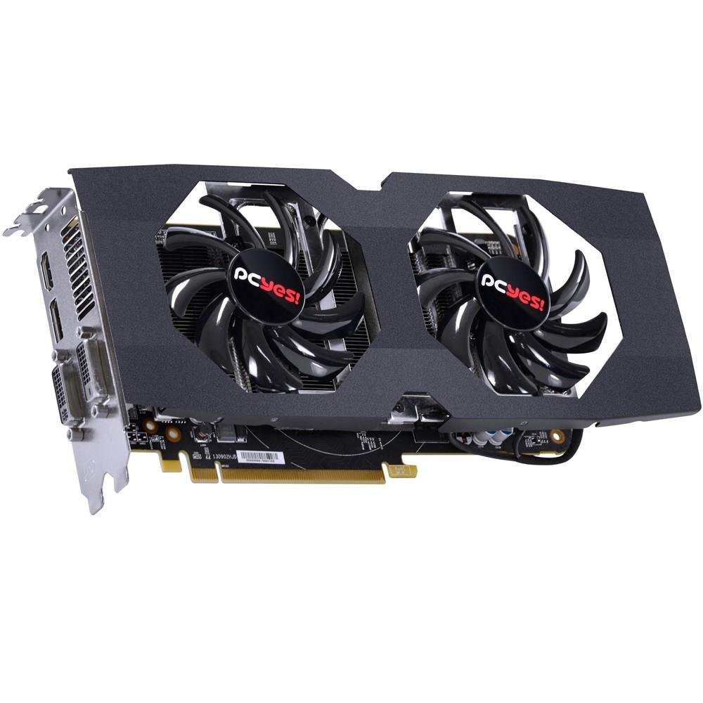 Placa de Vídeo VGA AMD PcYes RADEON R7 370 2GB GDDR5 256Bits Hammer X OC Edition Dual-FAN PH37025602D5OCV2