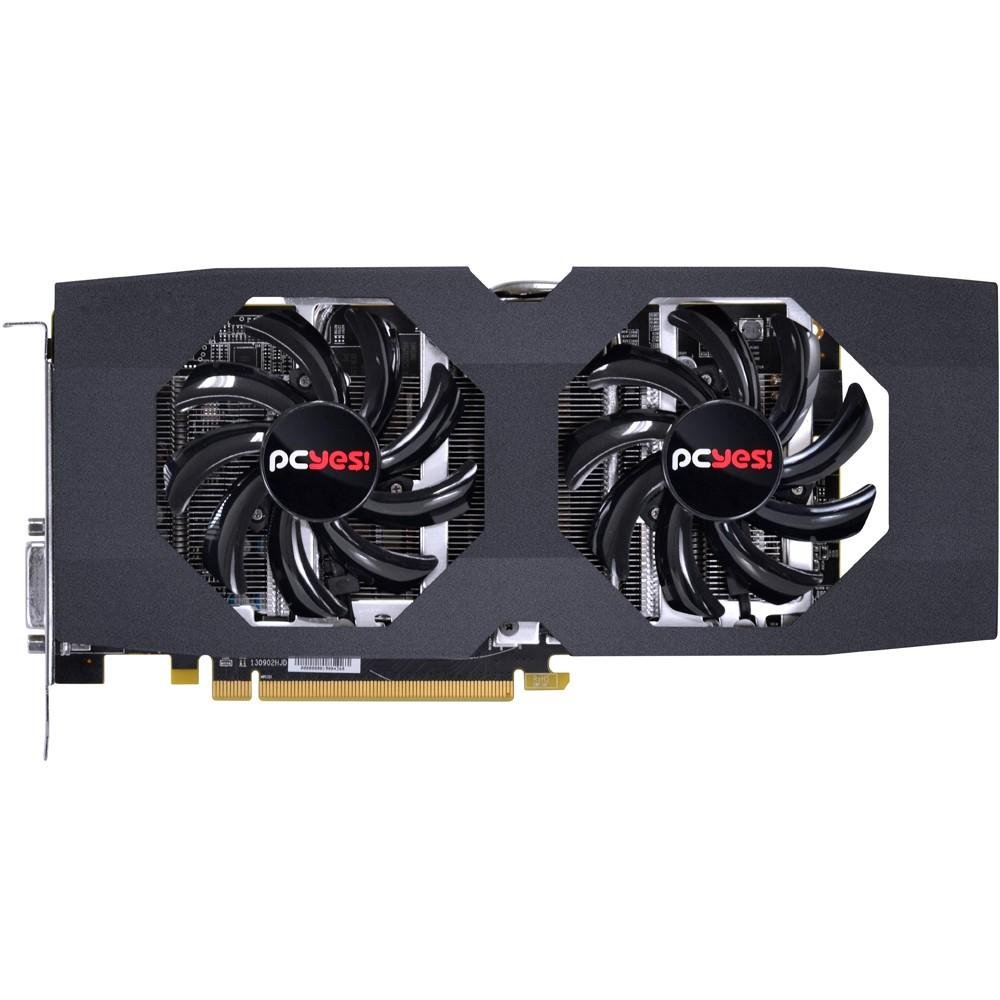 Placa de Vídeo VGA AMD PcYes RADEON R7 370 2GB GDDR5 256Bits Hammer X OC Edition Dual-FAN PH37025602D5OCV2