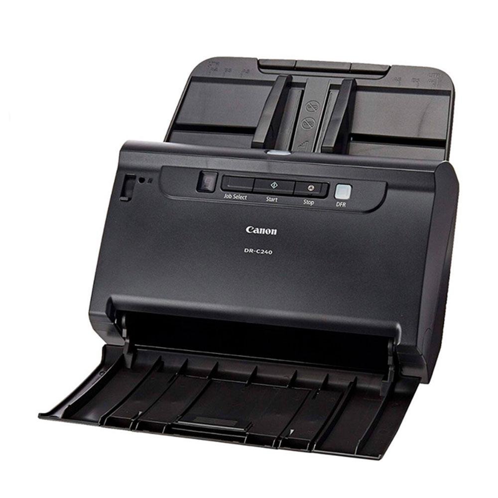 Scanner de Mesa Canon Color, A4, Bivolt, Preto - DR-C240 Scanner de Mesa Canon Color, A4, Bivolt, Preto - DR-C240