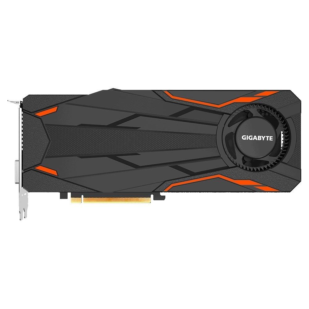 Placa de Vídeo VGA Gigabyte NVIDIA GeForce GTX 1080 Turbo OC 8G - GV-N1080TTOC-8GD Placa de Vídeo VGA Gigabyte NVIDIA GeForce GTX 1080 Turbo OC 8G - GV-N1080TTOC-8GD