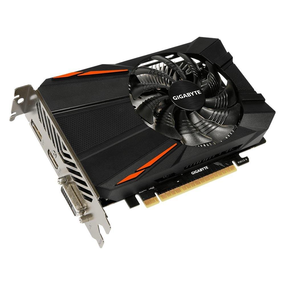 Placa de Vídeo Gigabyte NVIDIA GeForce GTX 1050 2GB, GDDR5 - GV-N1050D5-2GD