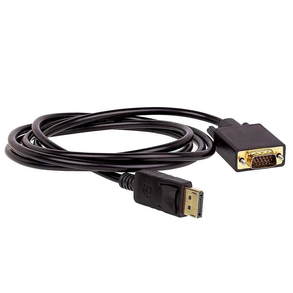 Cabo Adaptador Displayport Macho x VGA Macho MD9, 1.8 Metros - 7729