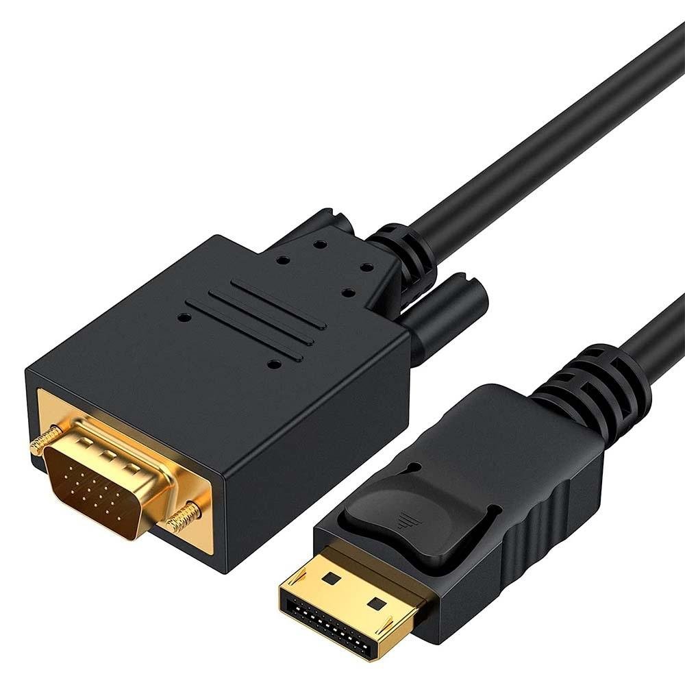 Cabo Adaptador Displayport Macho x VGA Macho MD9, 1.8 Metros - 7729