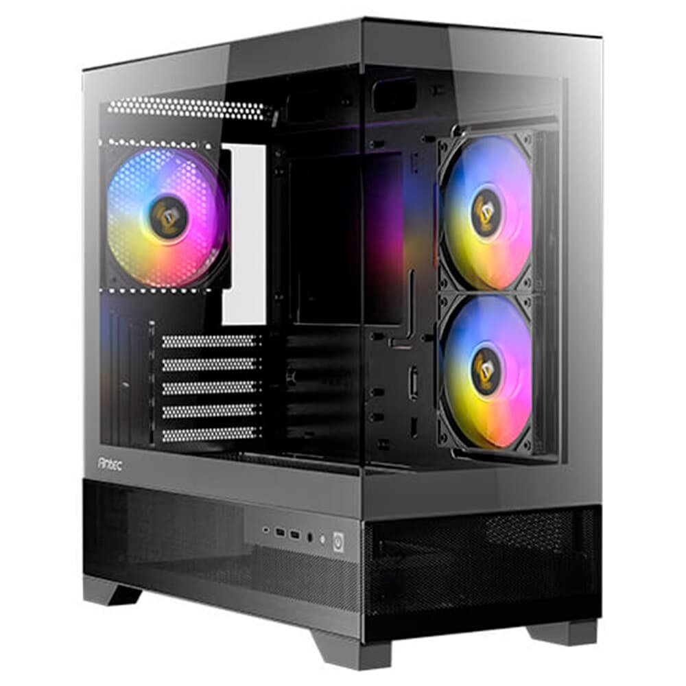 Gabinete Gamer Antec Cx500m Elite, RGB, Mid Tower, Lateral De Vidro, Preto - 0-761345-10099-1