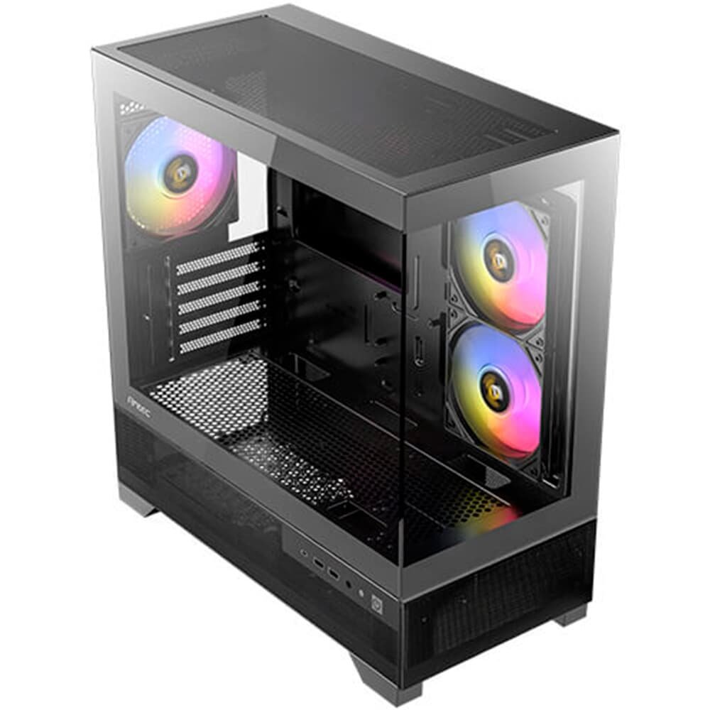 Gabinete Gamer Antec Cx500m Elite, RGB, Mid Tower, Lateral De Vidro, Preto - 0-761345-10099-1