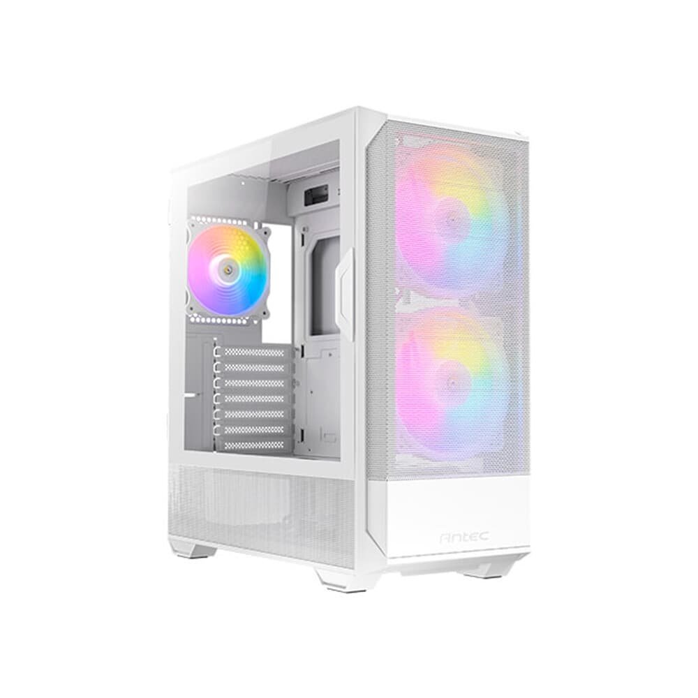 Gabinete Gamer Antec Nx416l, ARGB, Mid Tower, Lateral De Vidro, Branco - 0-761345-10016-8 Gabinete Gamer Antec Nx416l, ARGB, Mid Tower, Lateral De Vidro, Branco - 0-761345-10016-8