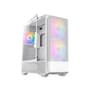 Gabinete Gamer Antec Nx416l, ARGB, Mid Tower, Lateral De Vidro, Branco - 0-761345-10016-8