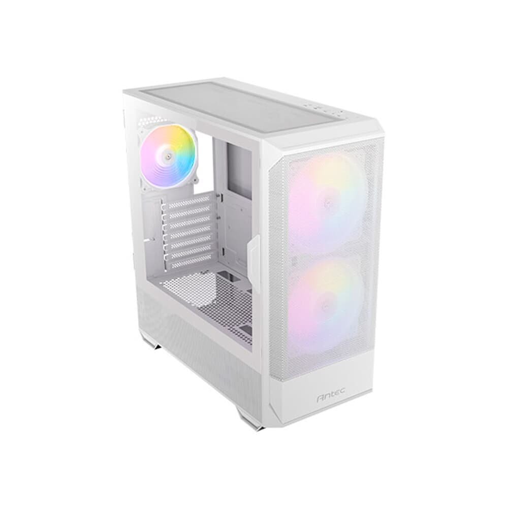 Gabinete Gamer Antec Nx416l, ARGB, Mid Tower, Lateral De Vidro, Branco - 0-761345-10016-8 Gabinete Gamer Antec Nx416l, ARGB, Mid Tower, Lateral De Vidro, Branco - 0-761345-10016-8