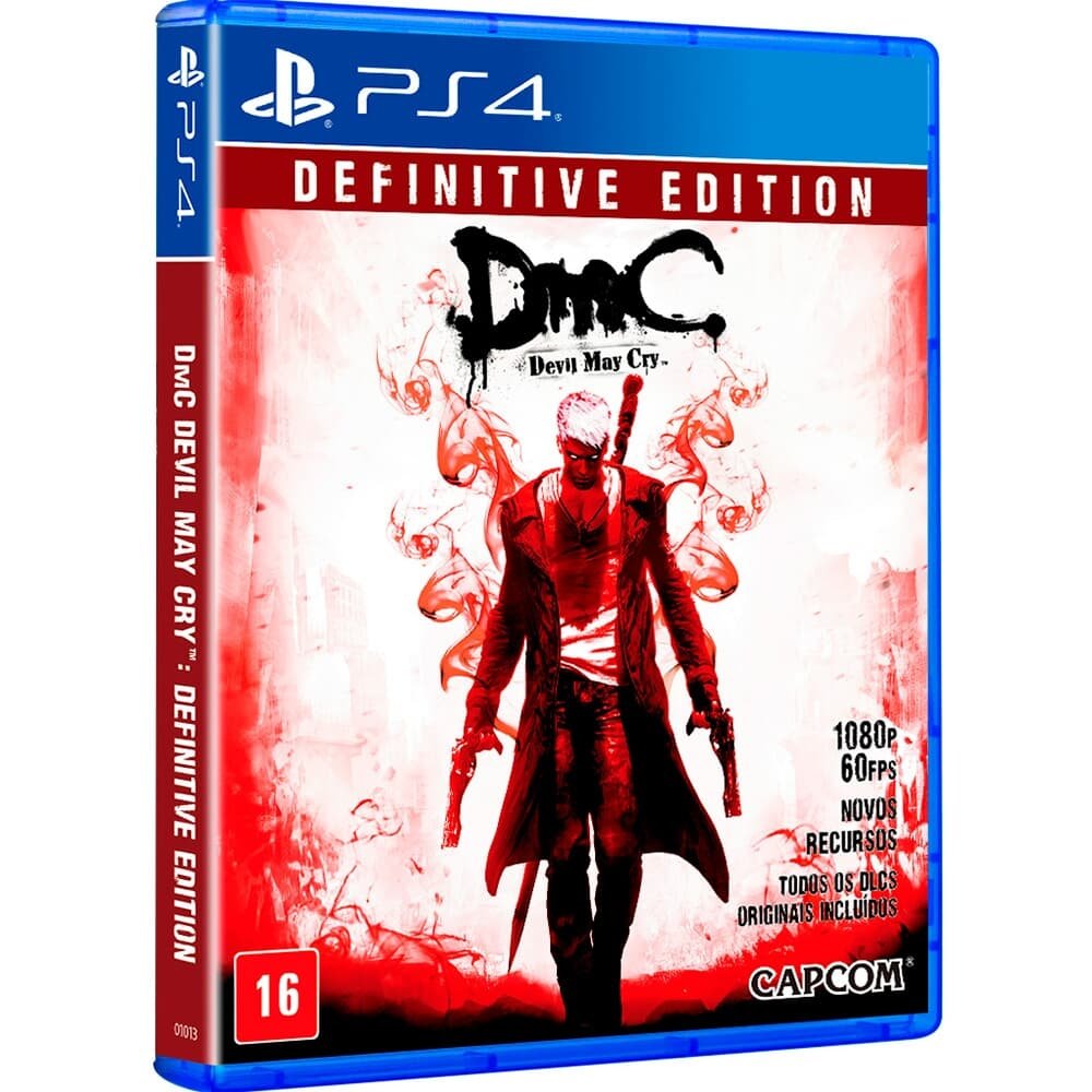 Jogo DmC Devil May Cry Definitive Edition, PS4 - CP000015PS4 Jogo DmC Devil May Cry Definitive Edition, PS4 - CP000015PS4